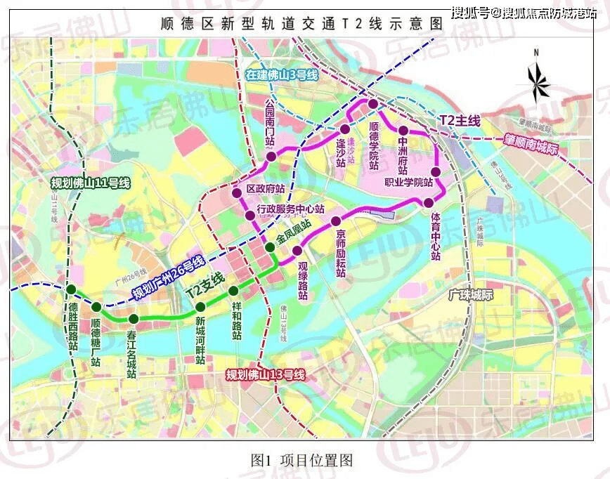 項目周邊更有肇順南城際,廣珠城軌以及規劃中的佛山地鐵13號線,佛山