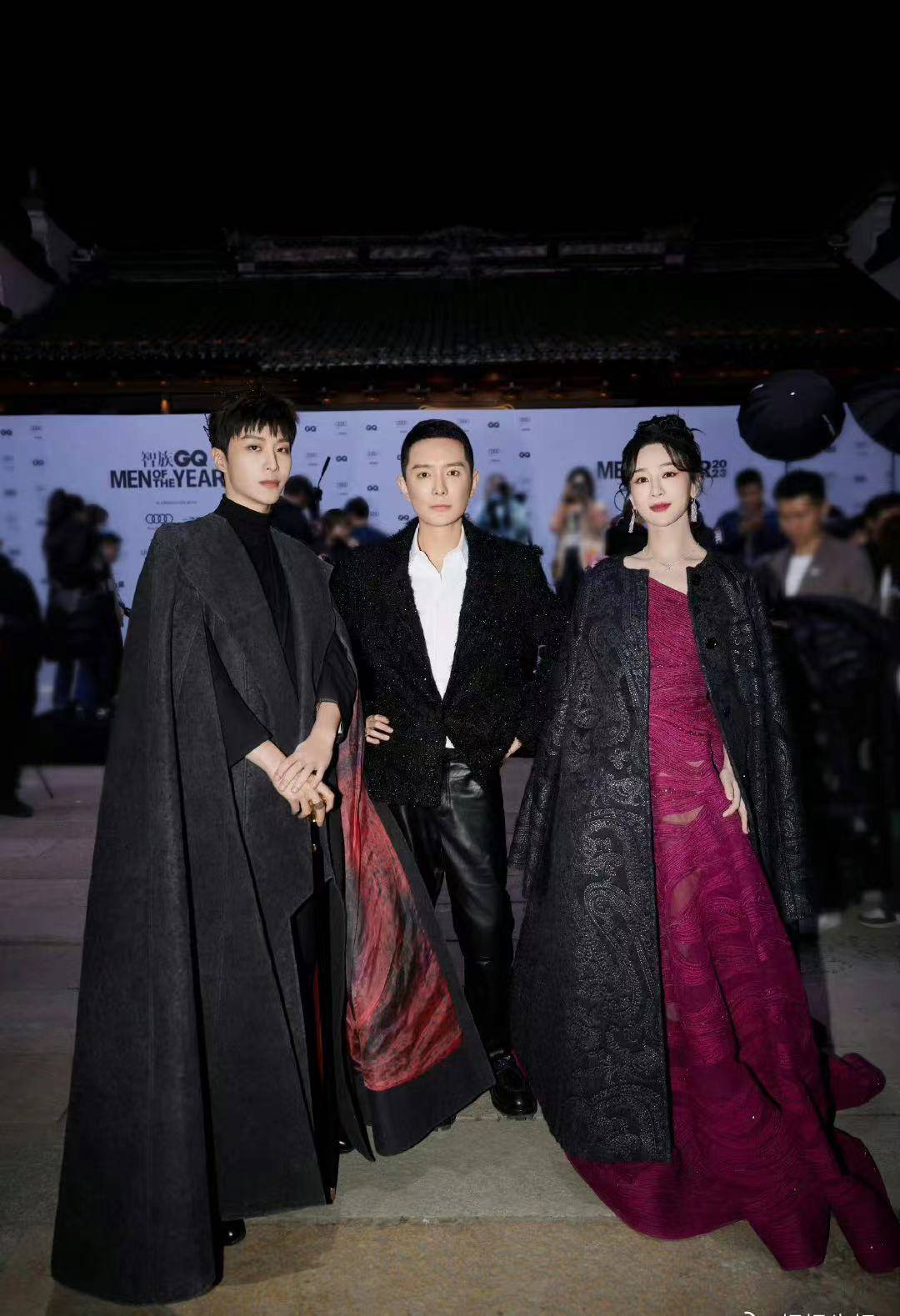 gq盛典,大型嗑cp现场,白鹿张凌赫甜_杨紫_合作_杨幂