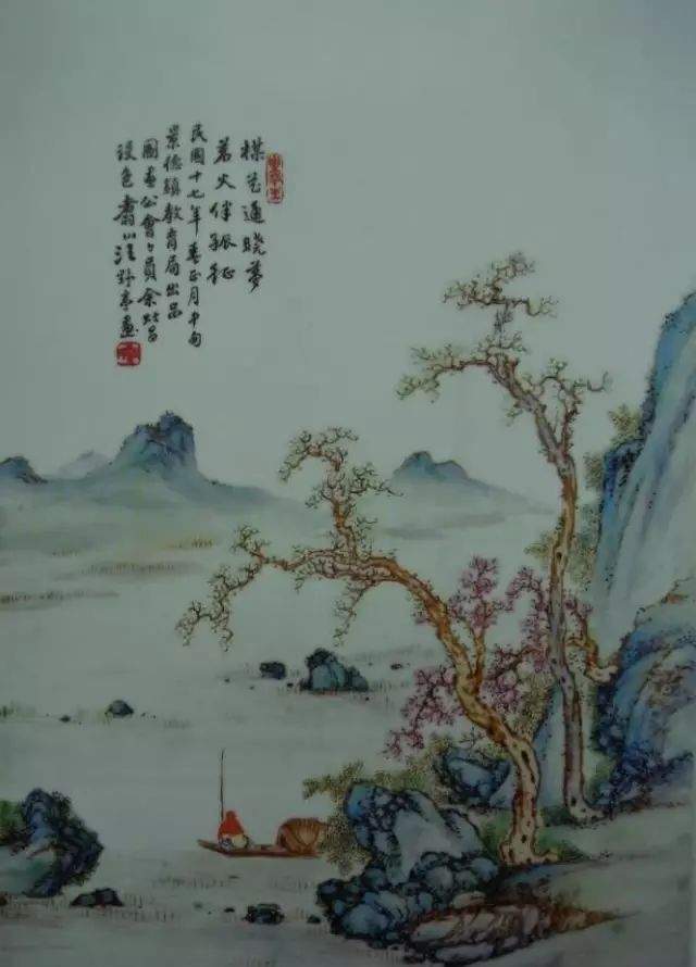 风华绝代:"珠山八友"的瓷板画_景德镇_王琦_艺术