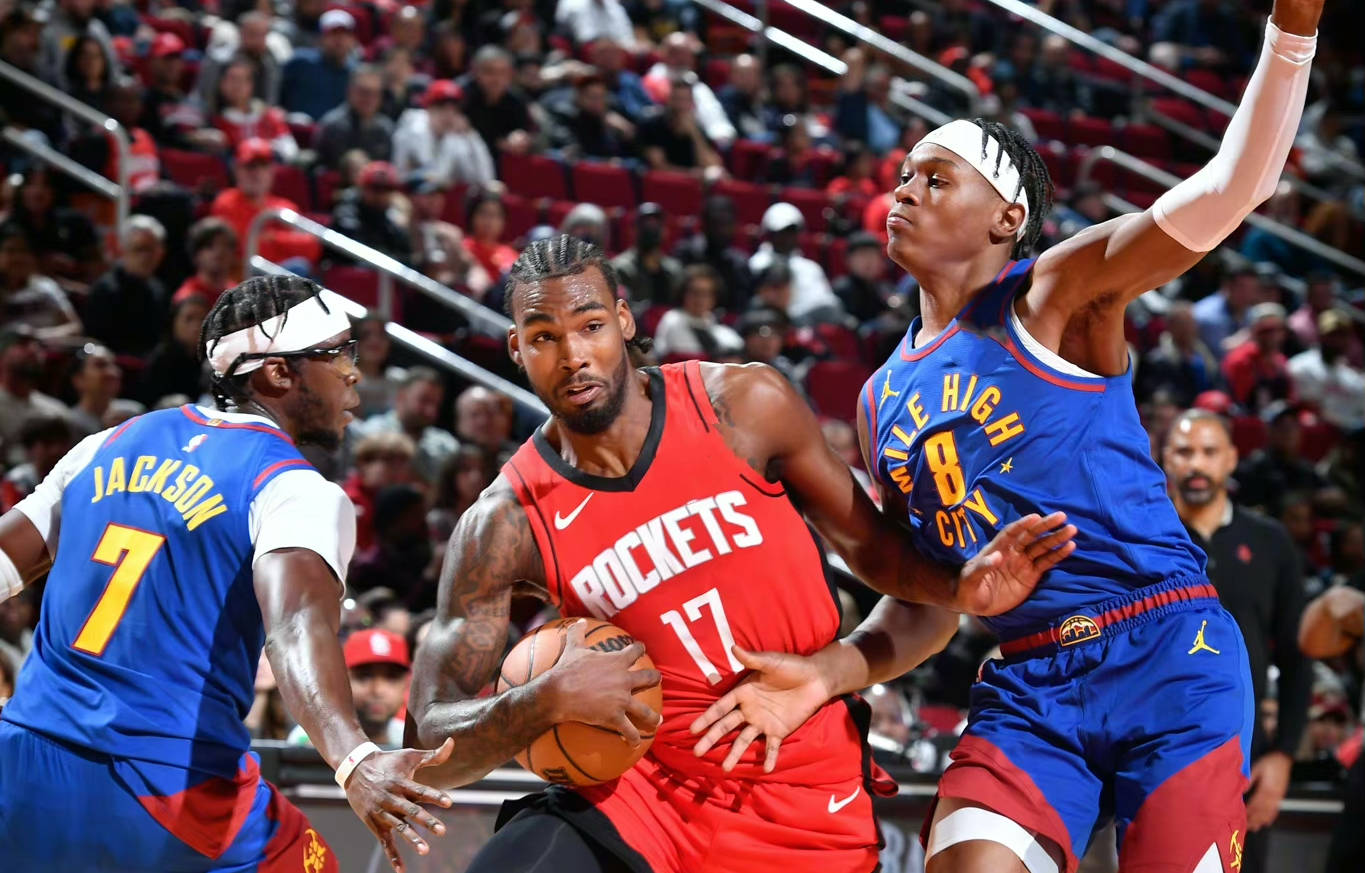 18分14篮板,火箭队锋线展现球星气质,培养成第二核心,申京稳定_比赛