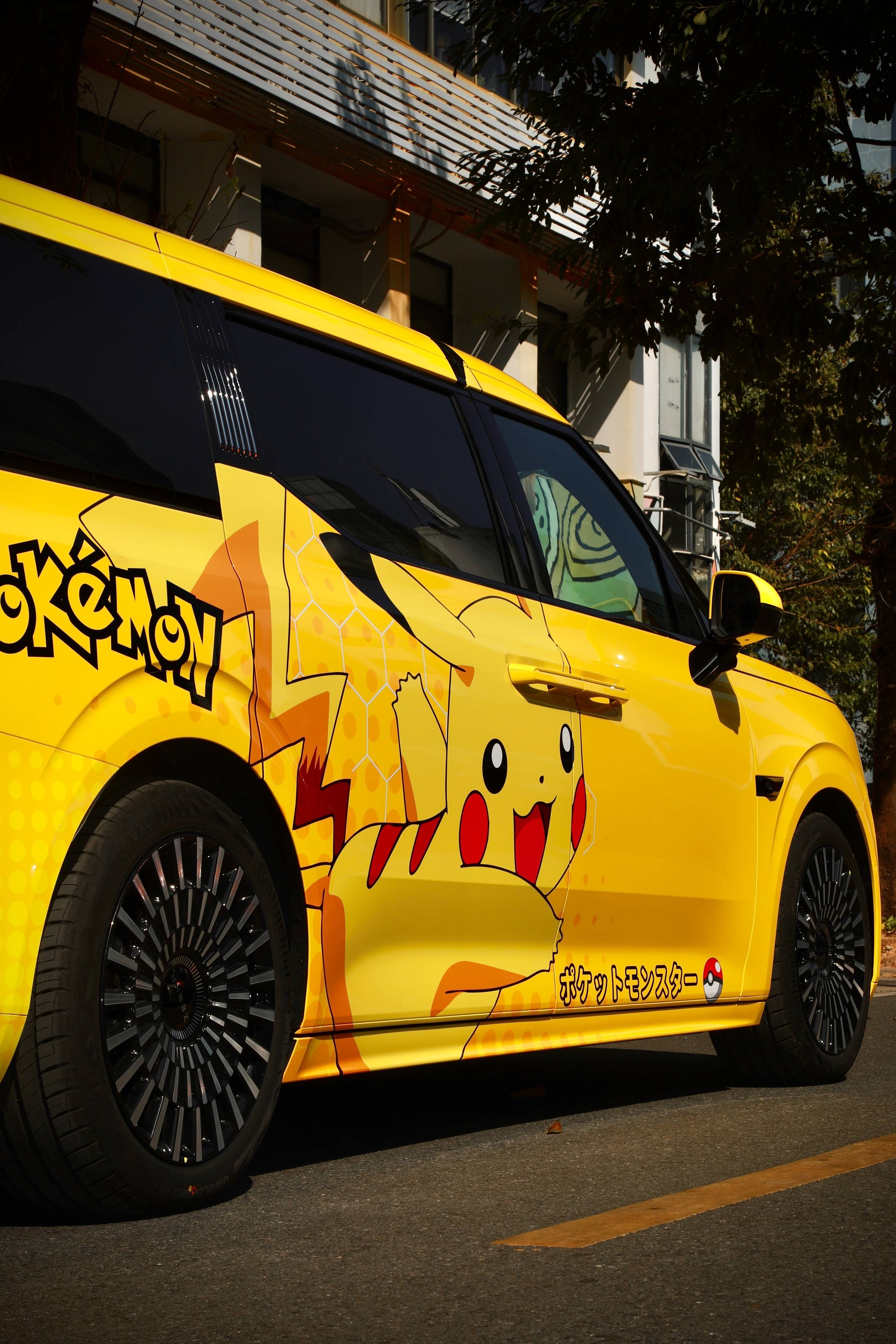 极氪009个性定制faceguard皮卡丘彩绘大人小孩超爱