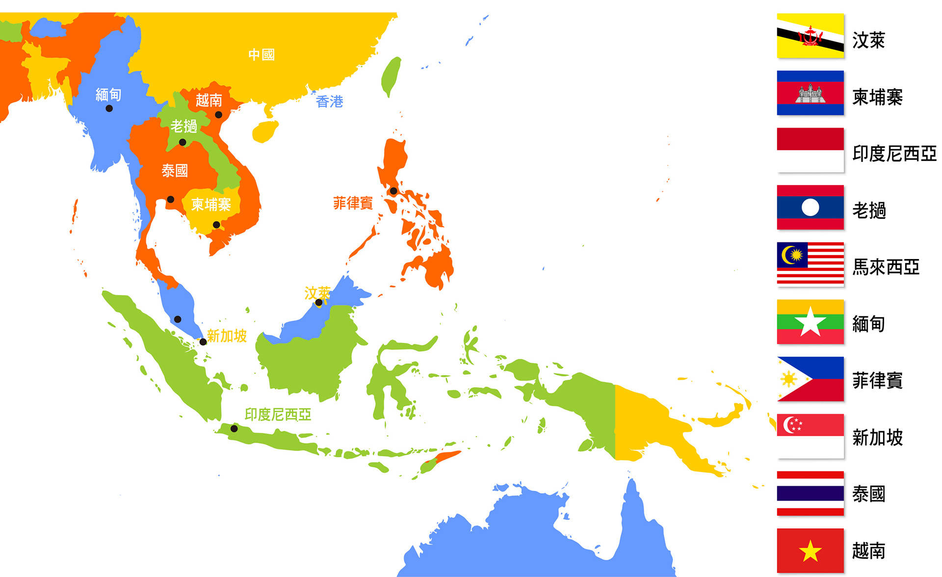 東盟十國各國簡單介紹及全球火力排名_國家_殖民_首都
