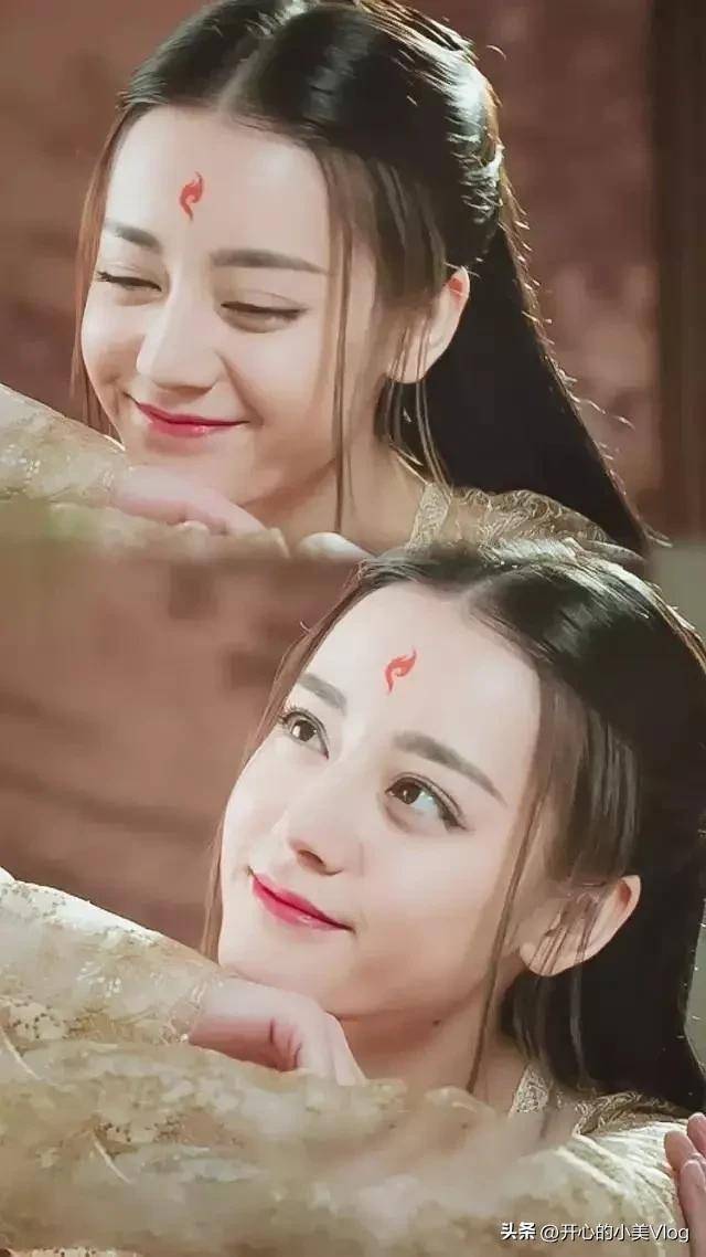 迪丽热巴一袭红裙,惊艳所有人!网友直呼也太美了吧!_照片_红色_美女