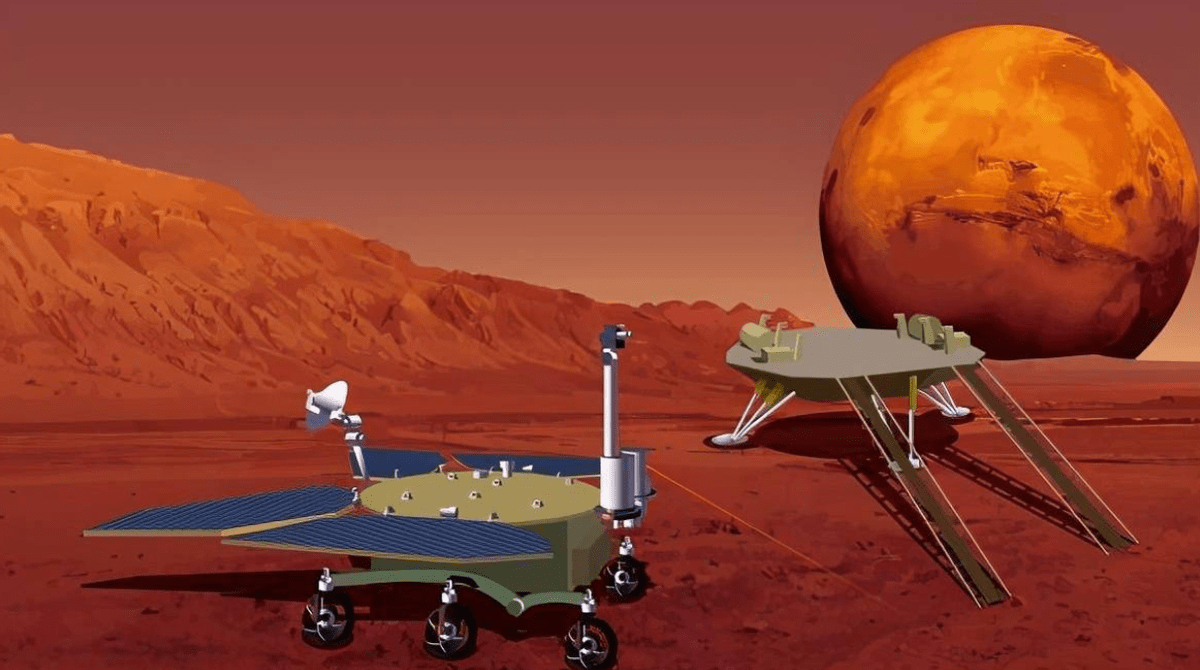 祝融号火星车设计图图片