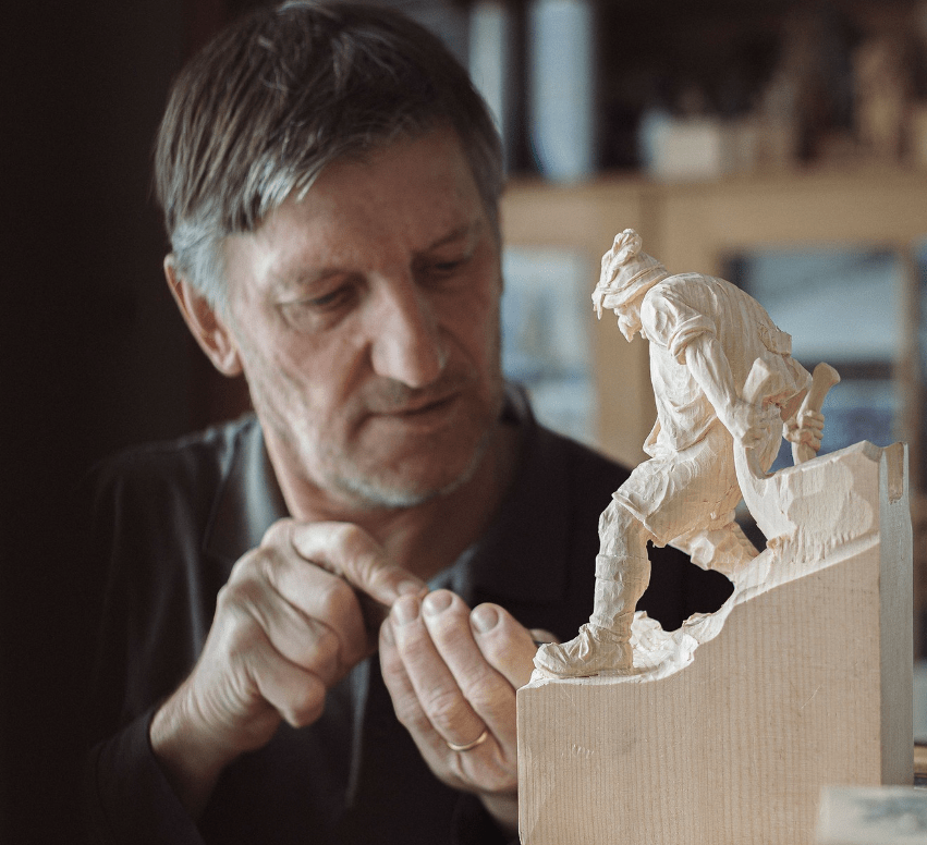 demetz georg pilat 在木头上雕刻生活的艺术家_木雕_历史_意大利