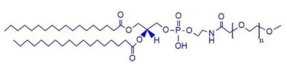 甲氧基-peg-n-二硬脂酰磷脂酰乙酰胺中文名稱:甲氧基-聚乙二醇-磷脂酰