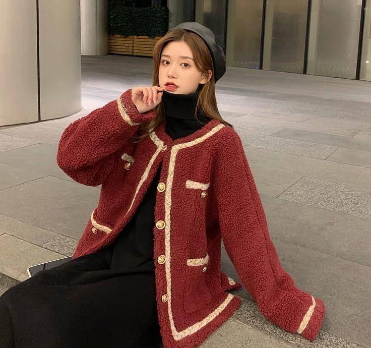 冬季,"高保暖"羊羔绒外套搭配,3种风格,保暖又有高级感_时尚_黑色