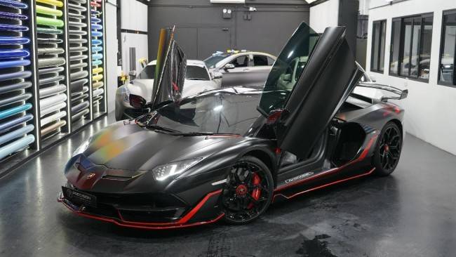 ax改色膜新加坡豪车案例集锦,超酷炫改色实拍