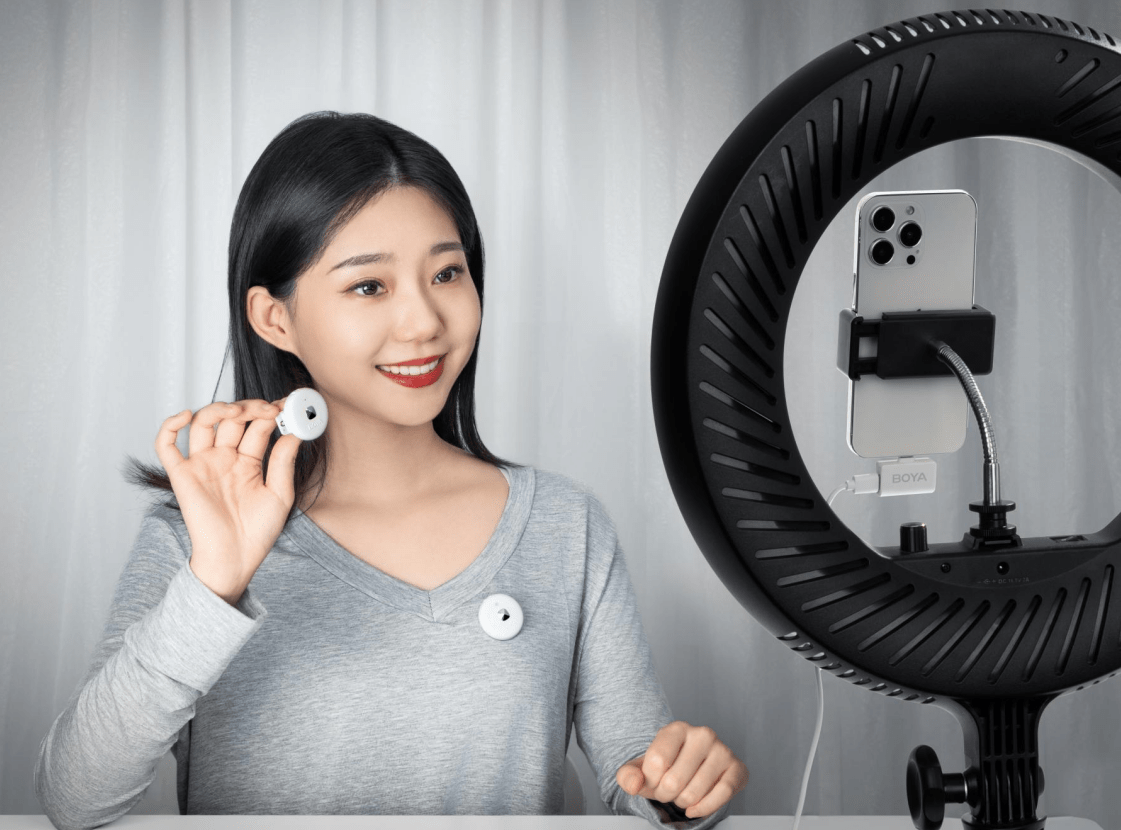 录制无忧-博雅OMIC无线领夹麦克风