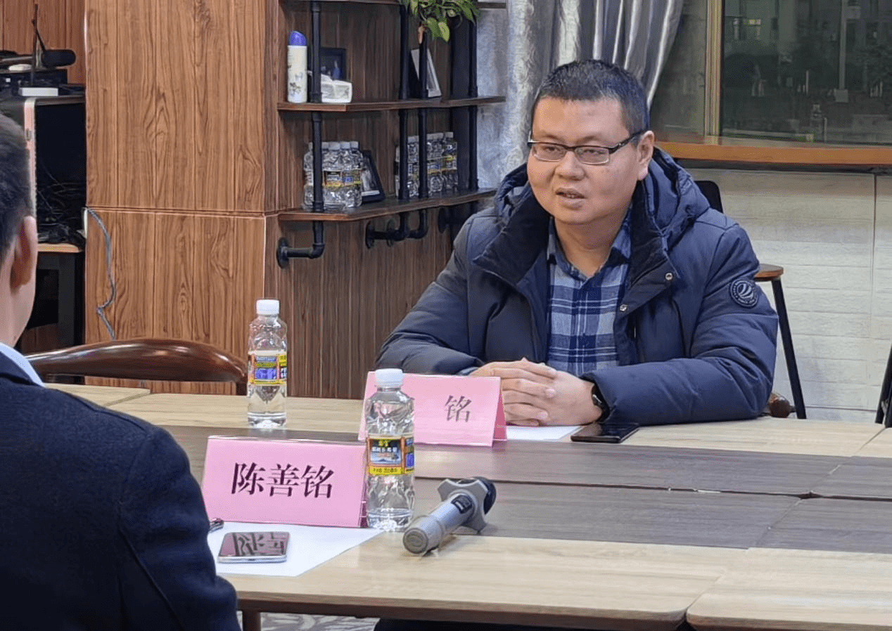 赣州市兴国县委常委陈铭一行莅临天道创服集团考察交流_发展_红色