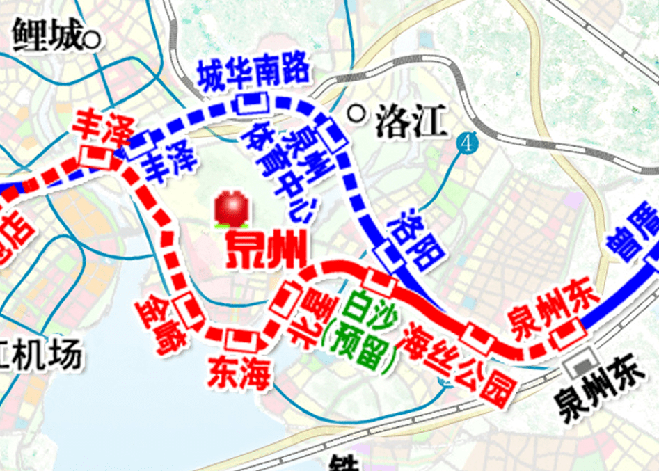 蓝色为原规划路线,红色为现调整路线近期,有网友在人民网咨询r1线建设