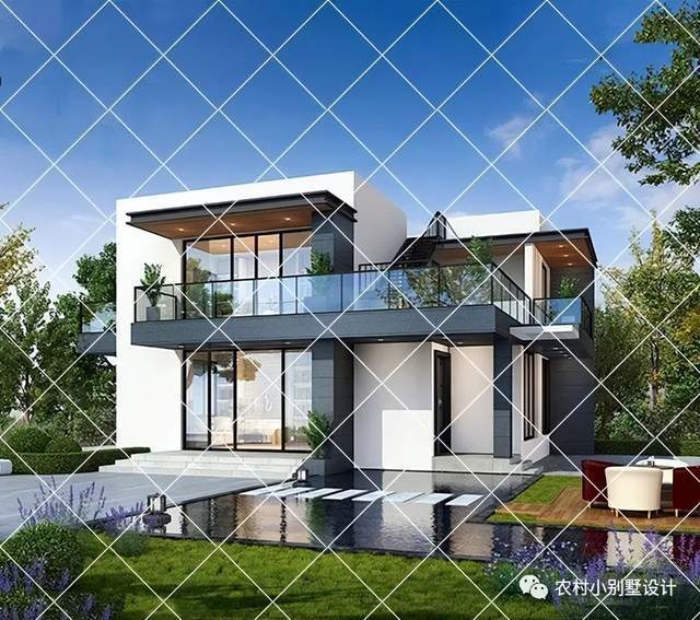 那你们一定很少见到现代风格的别墅吧,有人说,因为它与农村环境相融合