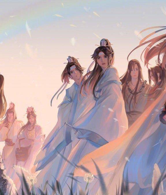 《魔道祖师》画风悠闲的全员图