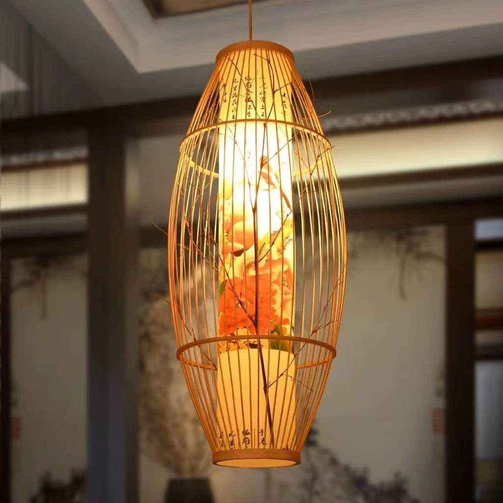 国潮灯具—竹艺灯_节能_环保_设计