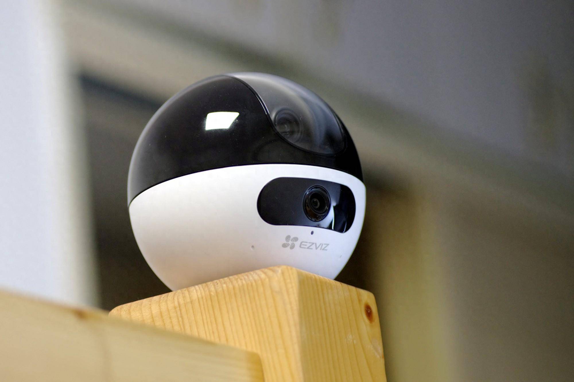 萤石新品c7 室内云台摄像机双摄ai 版,360全景家用 真双摄真联动_摄像