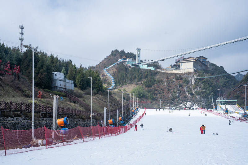 在貴州體驗一次冰與火的碰撞_滑雪_草海_梅花山