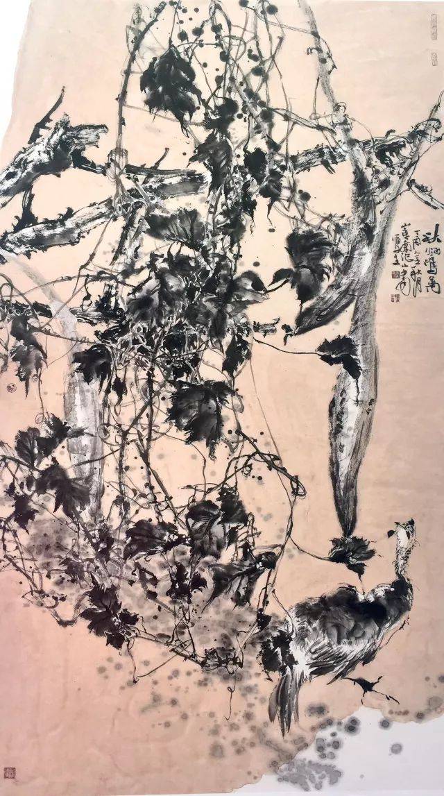 清华大学书画高研班校友会首届云庆典11周年导师秦英豪作品欣赏