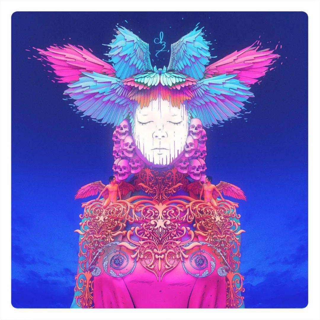 赛博朋克,充满未来感的反乌托邦画风