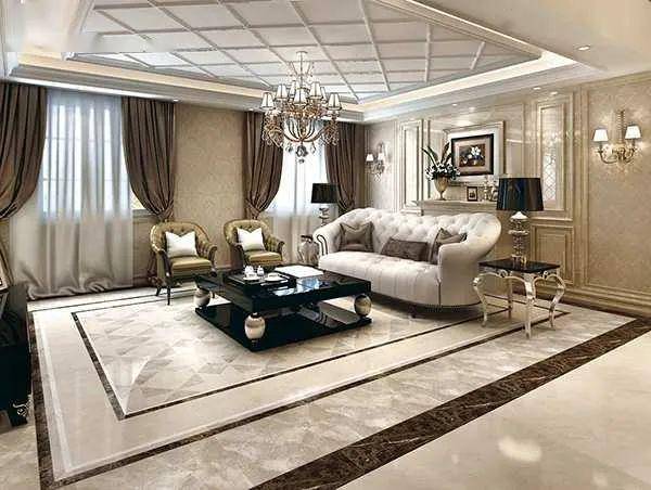 选材攻略瓷砖这样选一千个客厅铺出一千种美丽