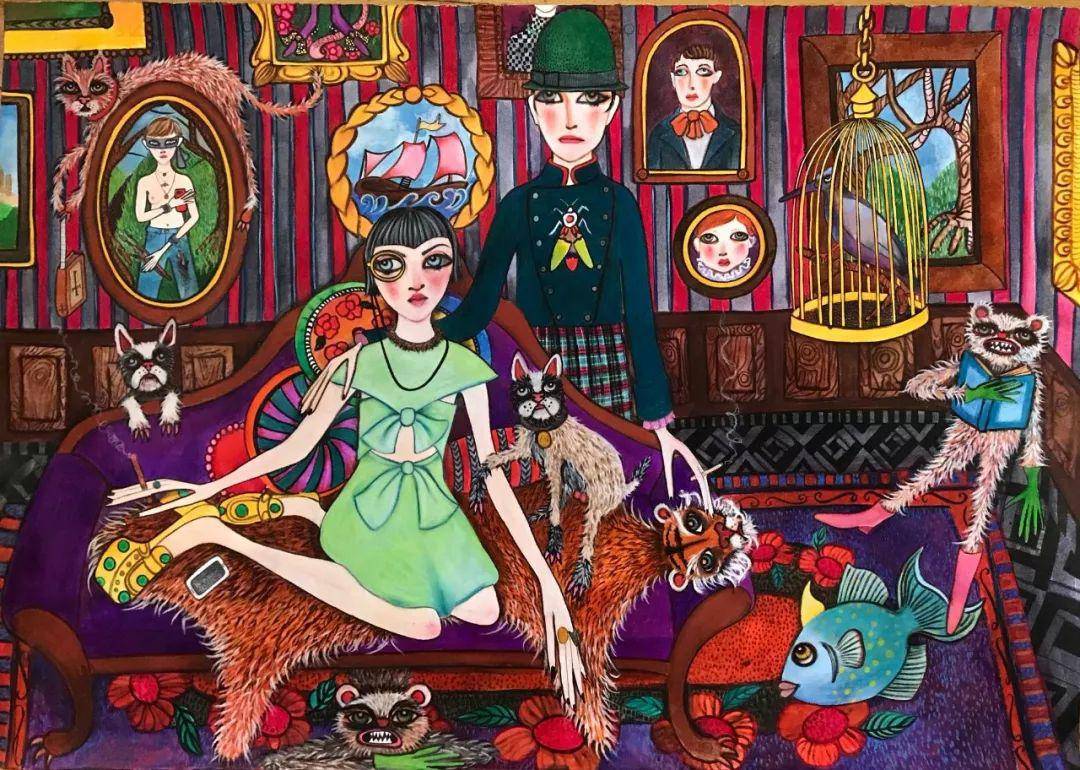 吸过毒,患过癌症的她如何蜕变为gucci御用插画师?