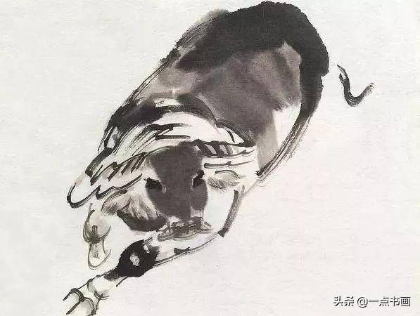 图文教程——牛的写意画法图解(二)
