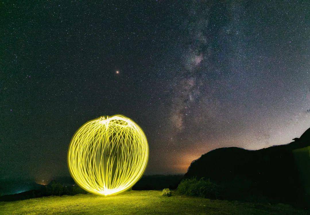 华为p40 pro 流光快门-光绘涂鸦模式