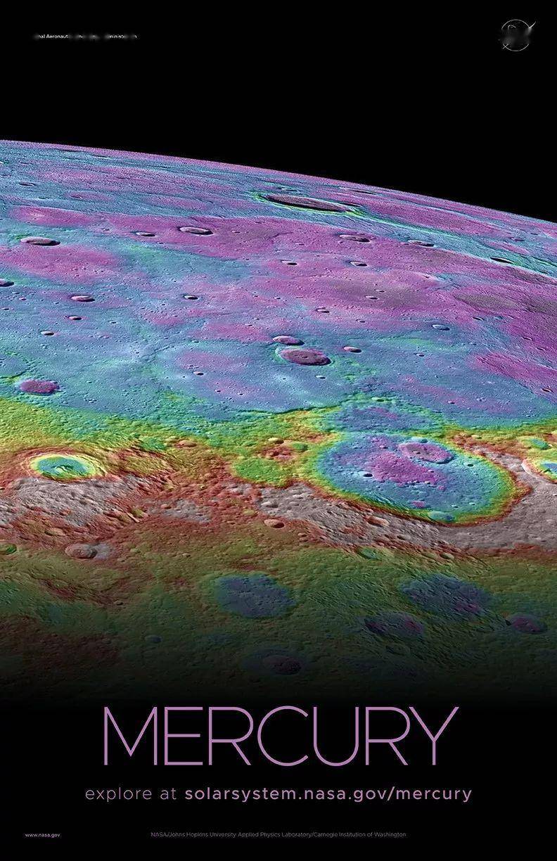 nasa发布的太阳系天体海报张张皆可做壁纸