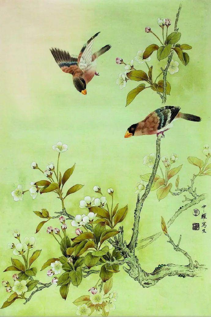 周中耀画花鸟天趣自然附教程