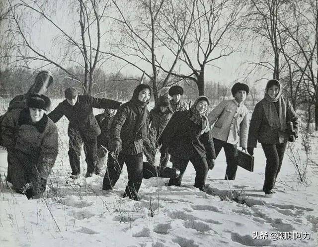 1975年老照片黑龙江下乡知识青年生产生活掠影