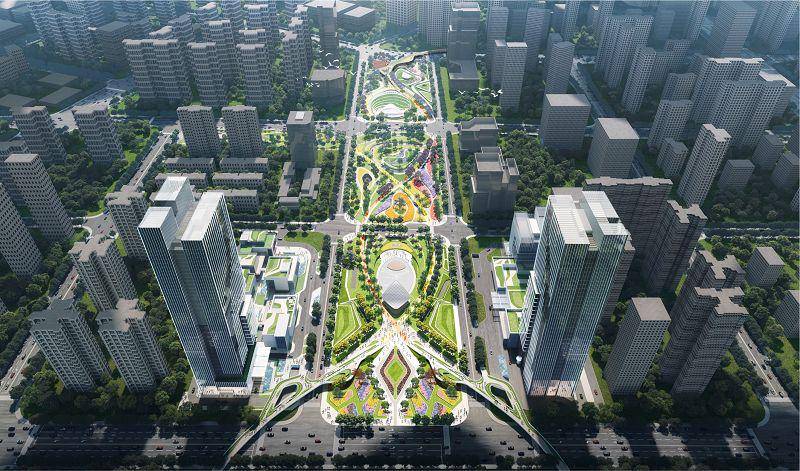 南部新区绿地·宜宾城际空间站效果图当然,要让宜居从先天属性,落地