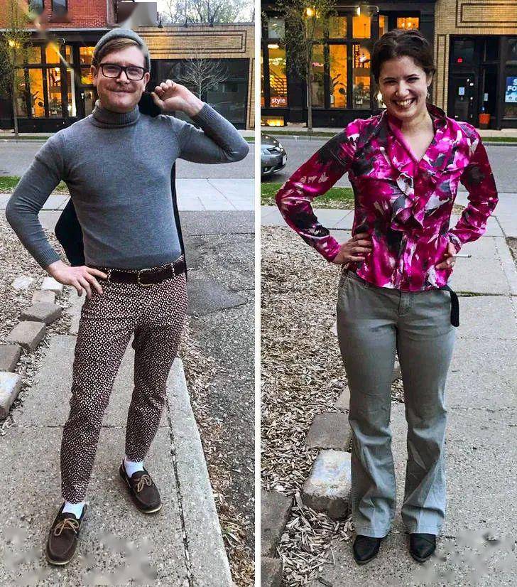 生活中的男女对比你觉得哪个最形象