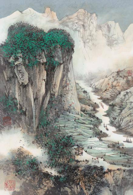 重走霞客万里路新绘百幅山河图汪家芳画徐霞客游记展览开幕