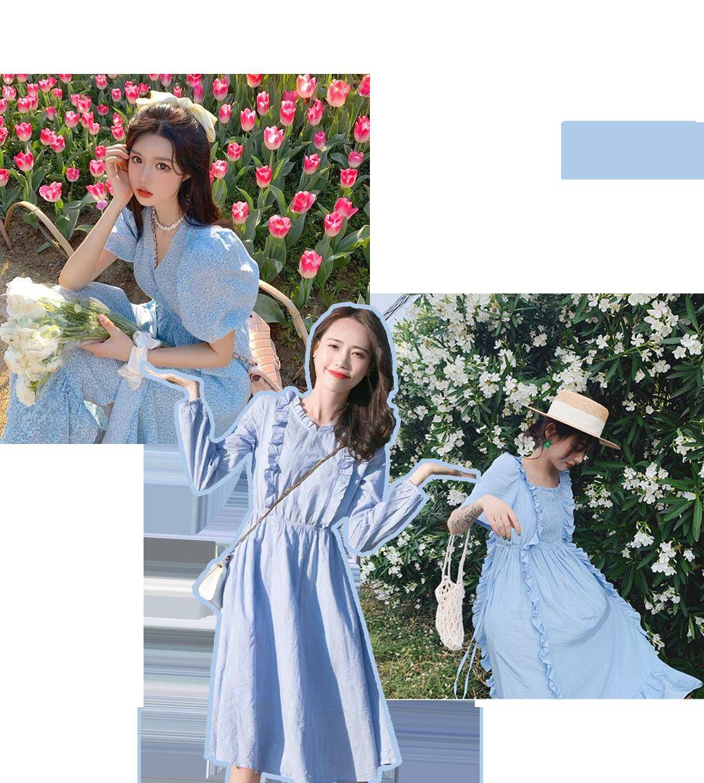 2020巨流行的 " 婴儿蓝 " 显白又少女,看一眼就沦陷!