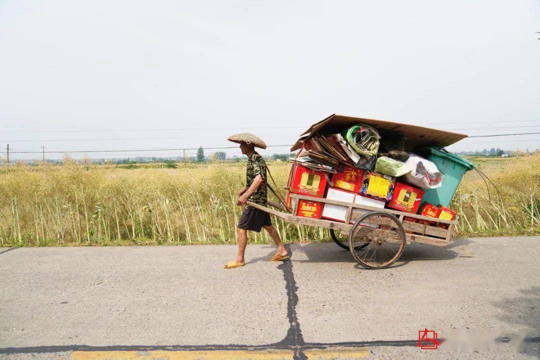 暖心常德86歲老人拖一板車廢品走10里路想賣錢給老伴買禮物