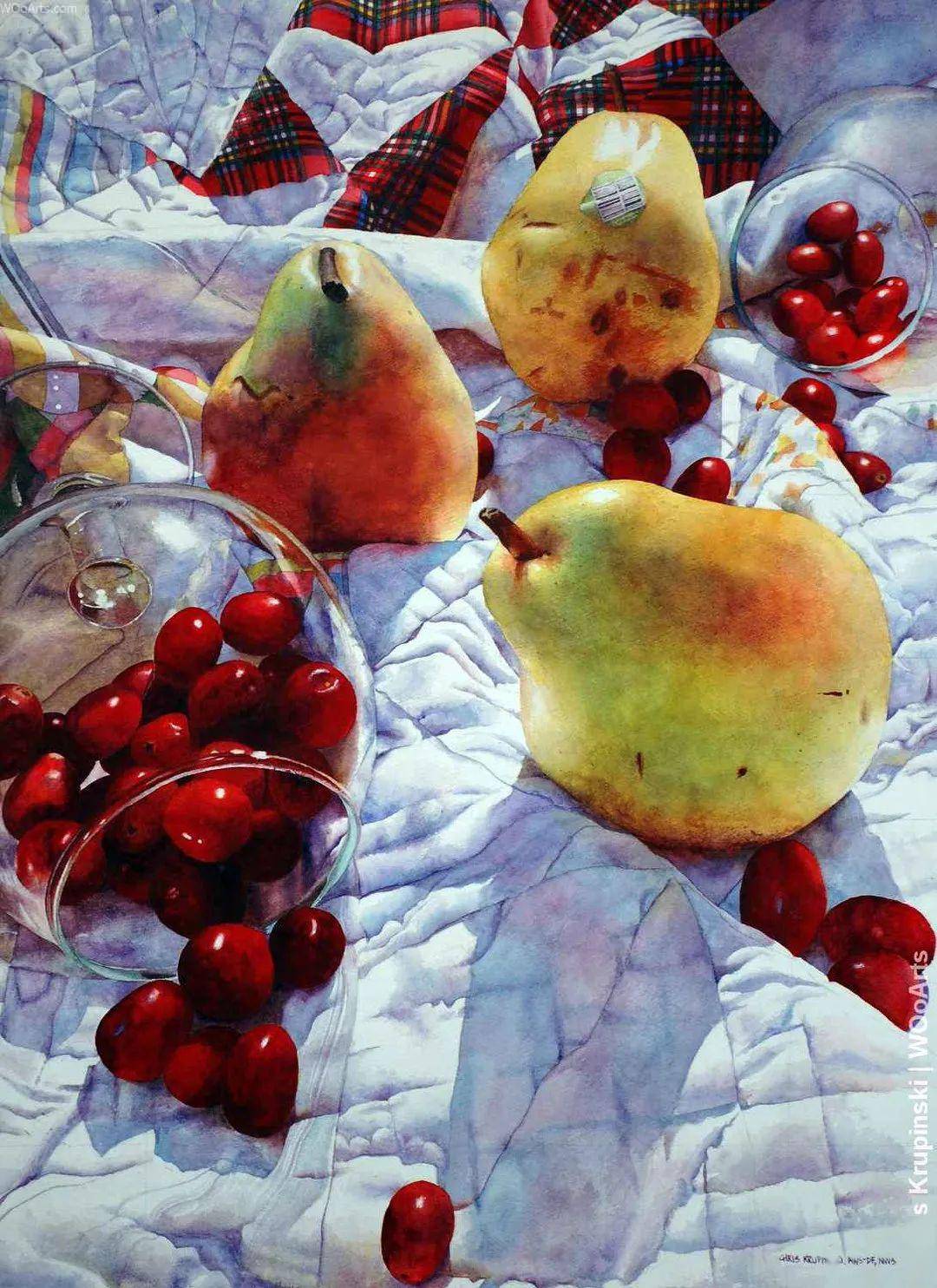 吹爆ins上这8位超火的艺术家他们把水果画到了极致质感满分看完垂涎