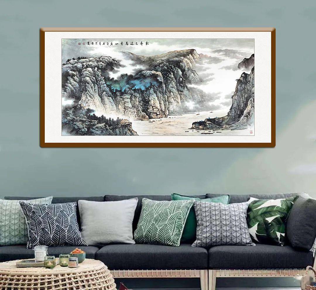 张景芳名作《轻舟已过万重山》