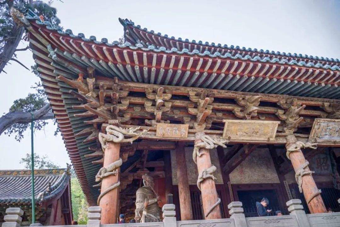 分步拆解中建史画图晋祠圣母殿