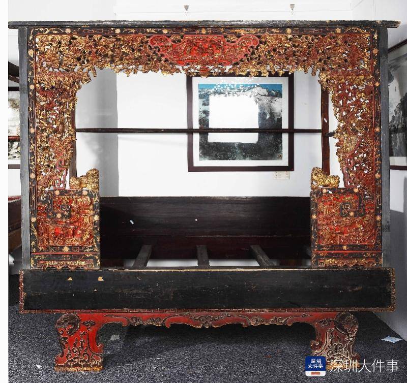 34张百年古床!张大千侄孙向深圳博物馆捐赠,市值超200万