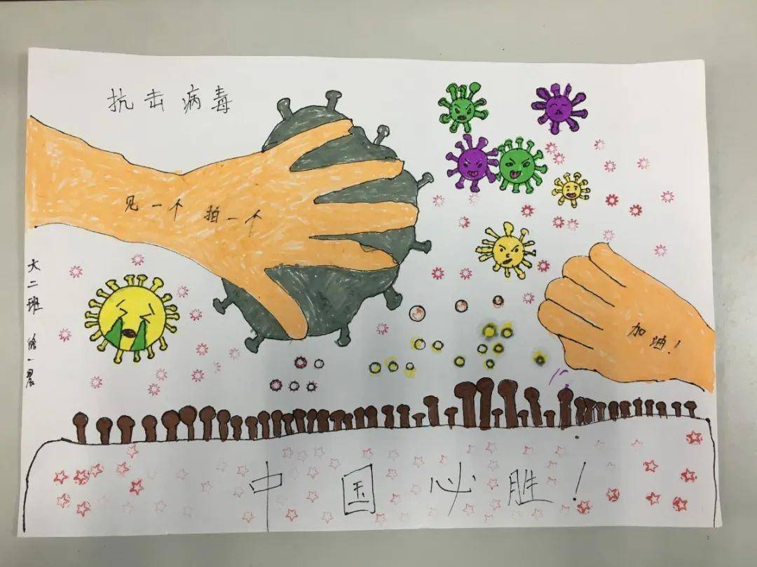 关于征集"抗击疫情"的手抄报或手工作品的通知