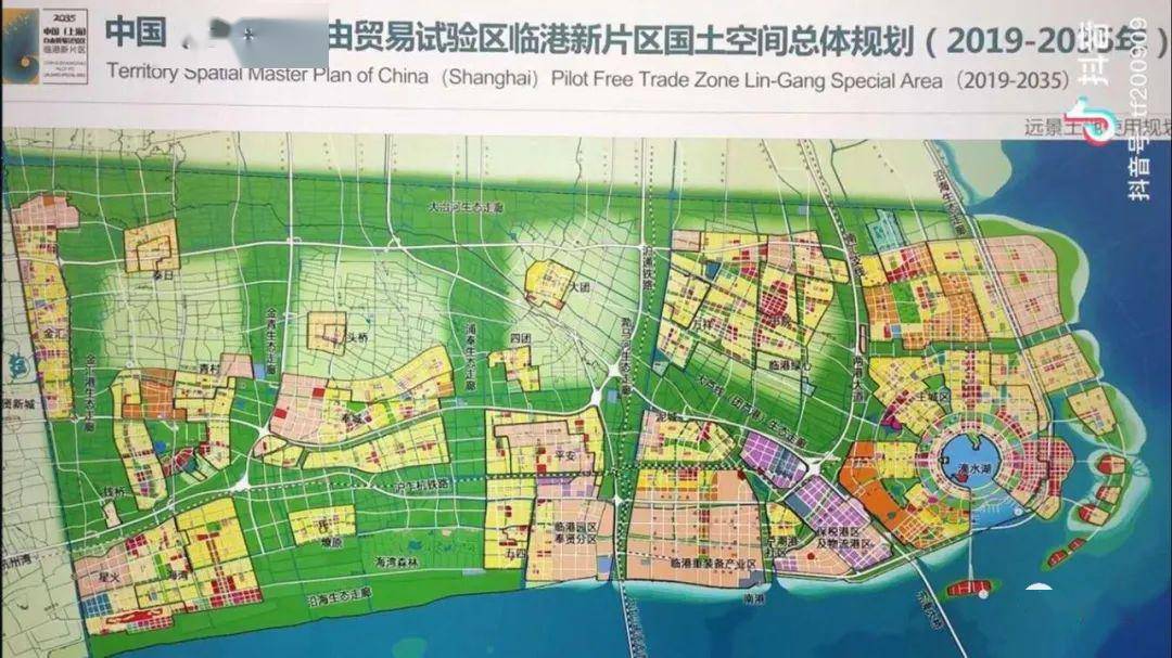 上海临港规划图图片