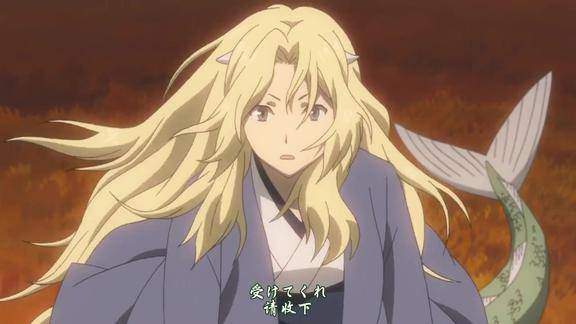 夏目友人帐人鱼要伤害老婆婆夏目及时扑倒千钧一发啊