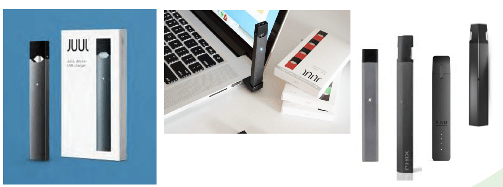 有些电子烟形状看起来像常规的烟草制品,有的也可能像日常用品,比如