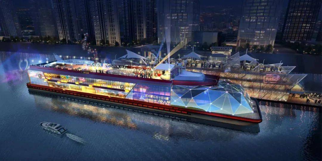 "知音号"姊妹船全玻璃游轮在武船集团双柳基地开建