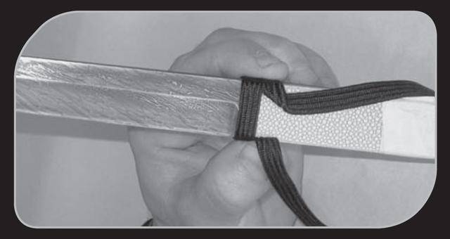 武士刀柄缠绳方法图解图片