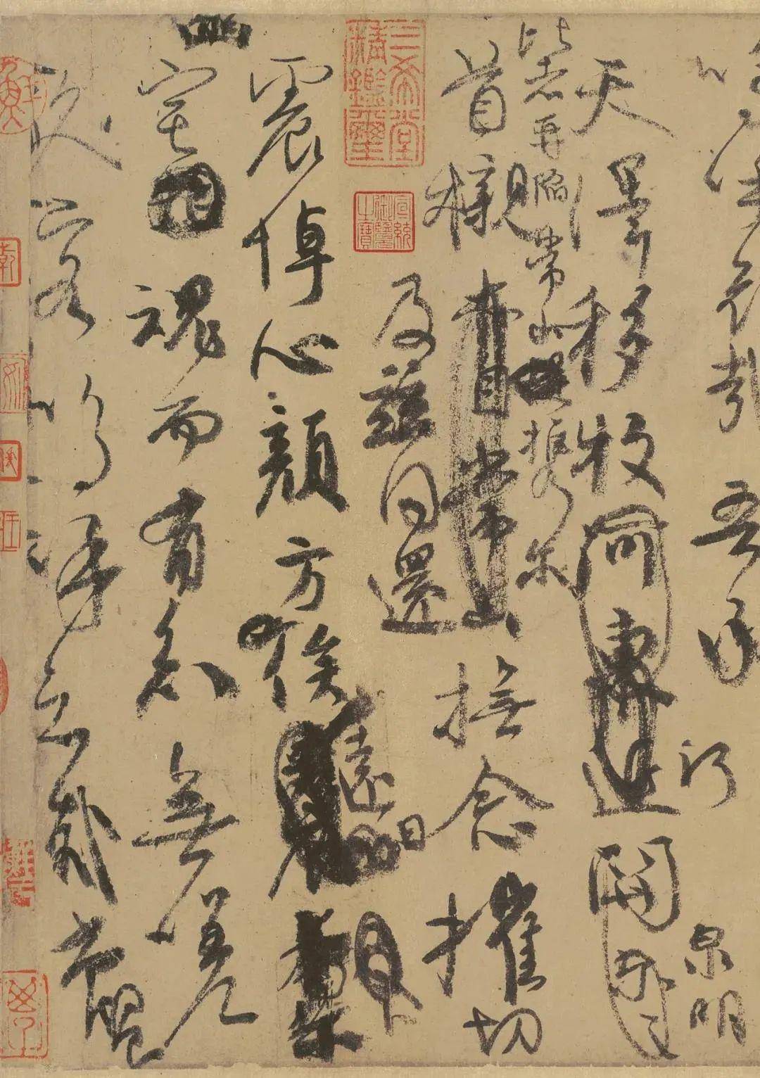 颜真卿《祭侄文稿》高清大图欣赏_自然