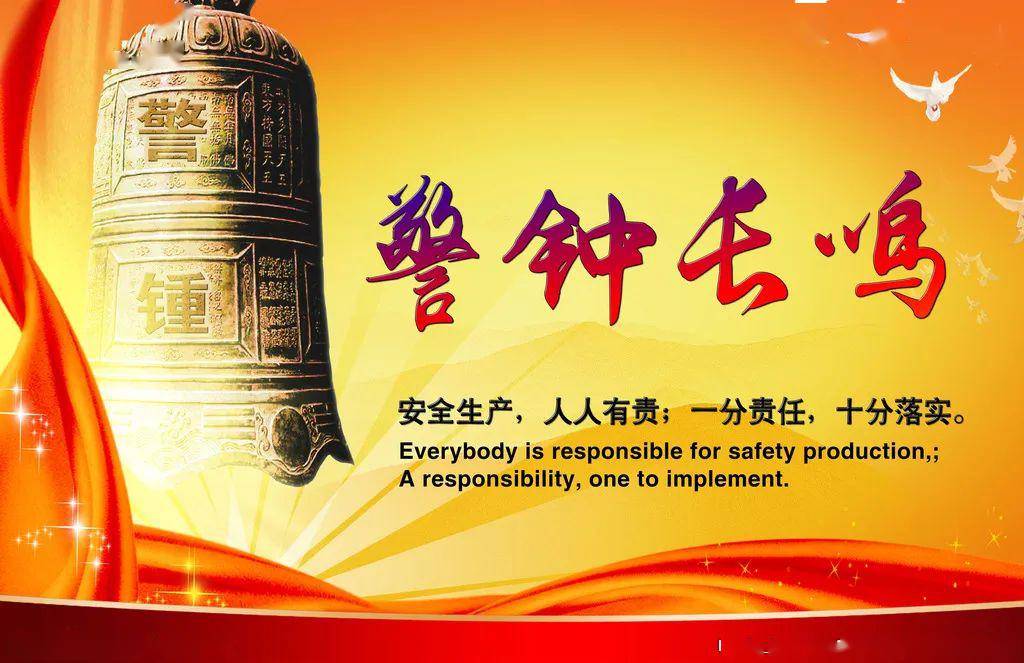 安全生产,警钟长鸣