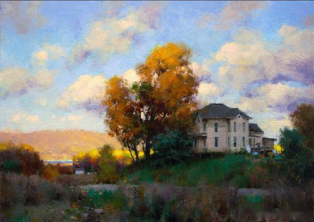 美国油画家mark boedges风景油画作品