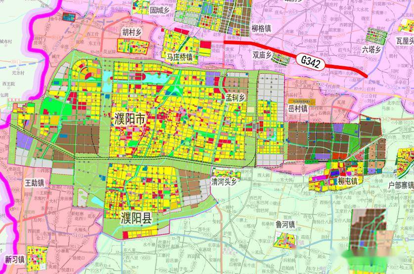 濮阳县2021规划图图片