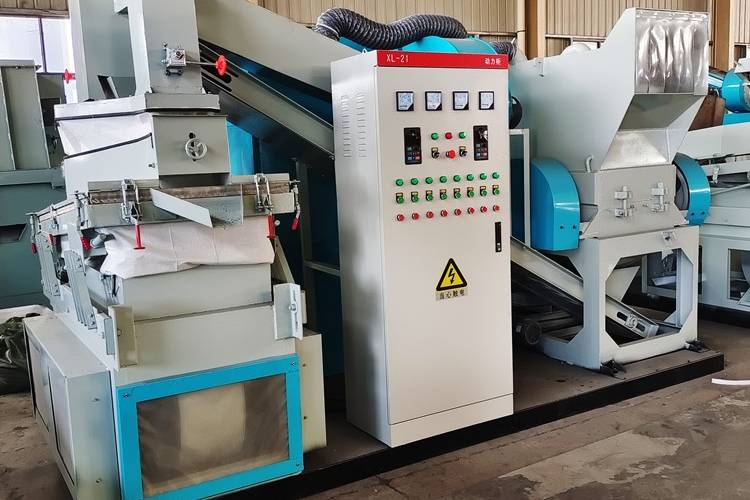 铜米机干式铜米机一套铜线粉碎分离机生产线