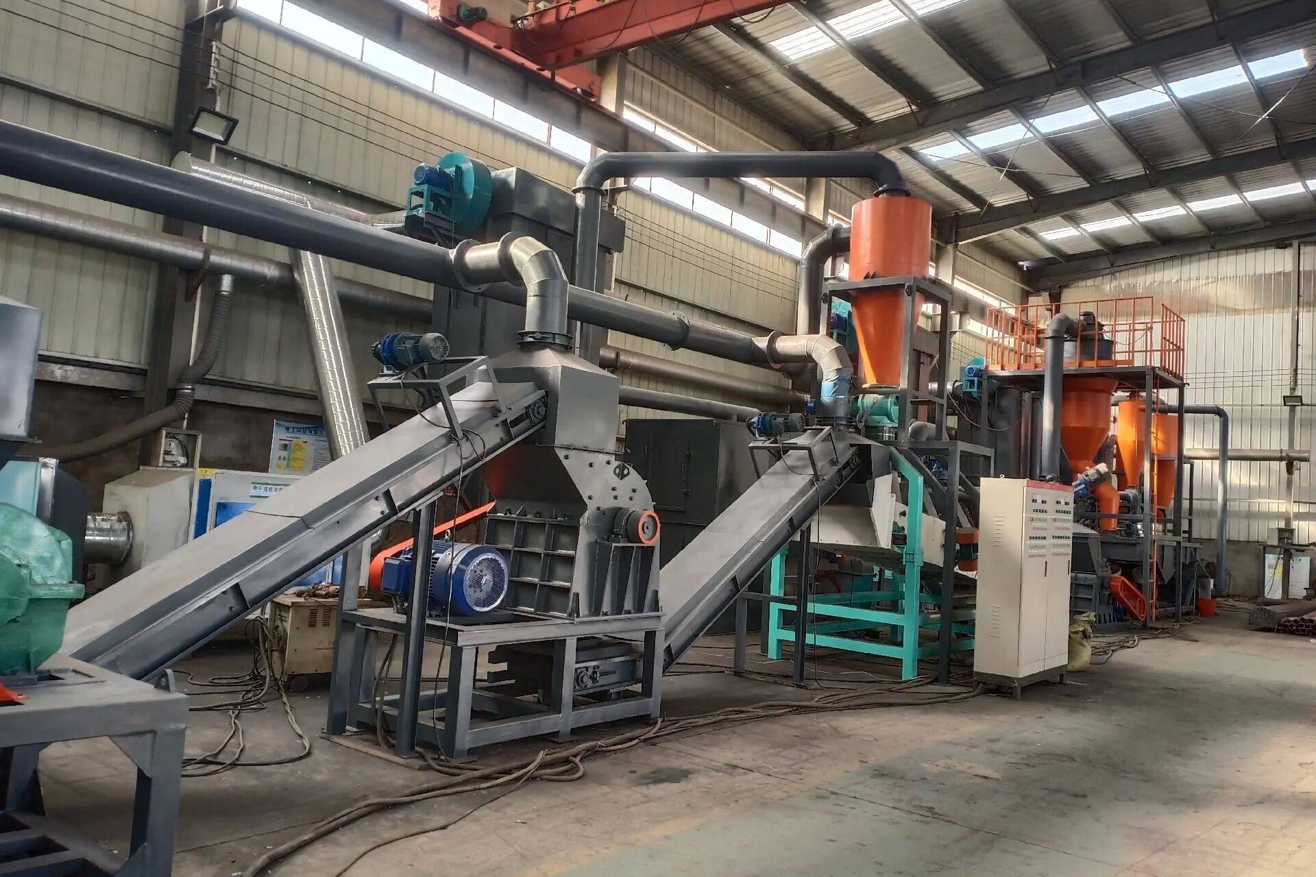 废旧锂电池处理设备锂电池破碎分离机三元锂电池拆解回收生产线